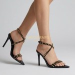 Tacco Borchie Oro - immagine 2